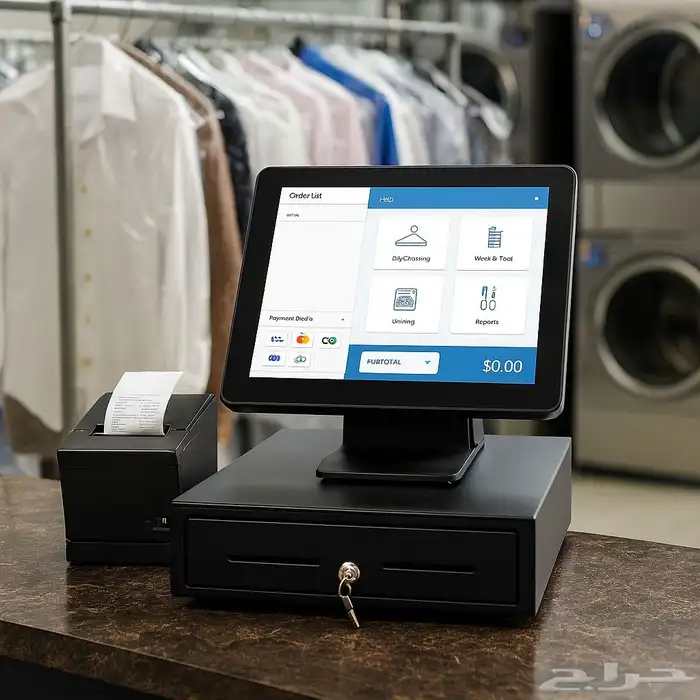 جهاز كاشير احترافي لمغسلة الملابس 0