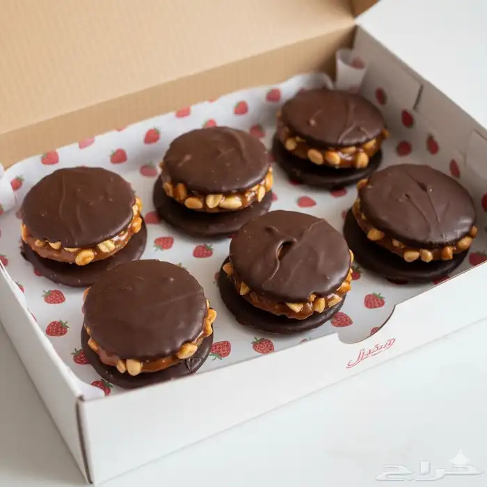 توزيعات وضيافة شوكولاتة   صبلية  مادلين شيزكيك الترند ترافل 3