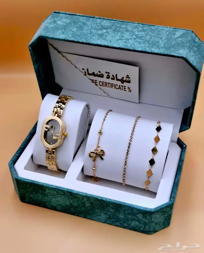 طقم ساعه نسائي فخم 4