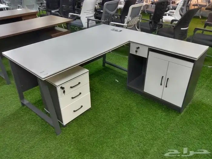 مكتب مدير طقم كامل مع دولاب مكتب اداري مكاتب مودرن 7