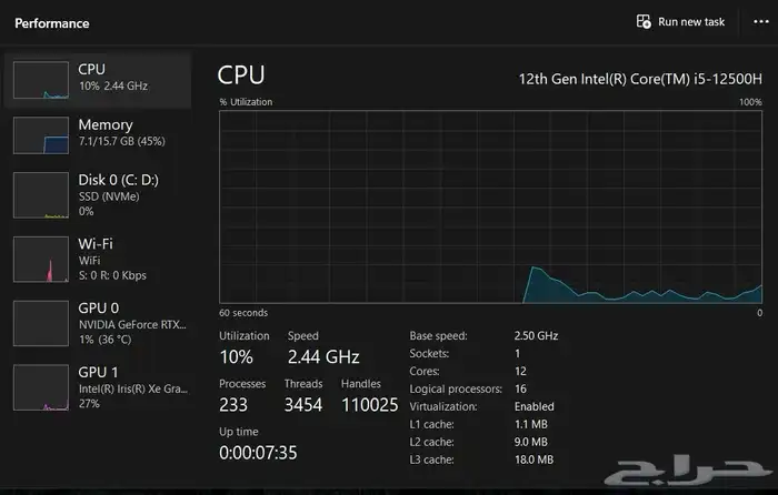 لابتوب HP Victus 10
