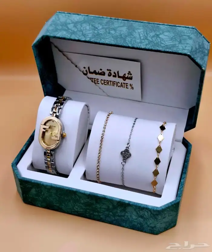 طقم ساعه نسائي فخم 5
