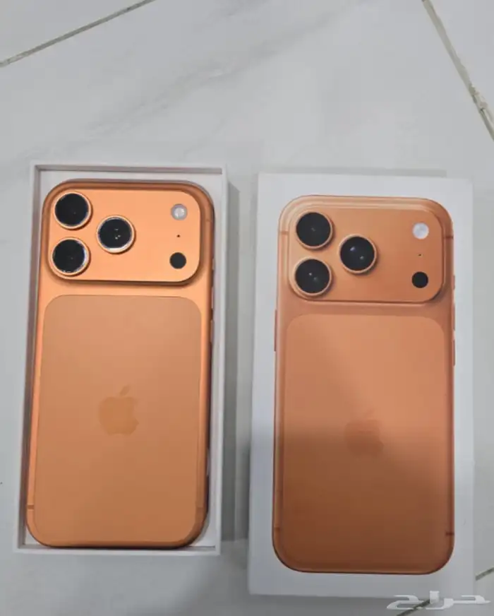 ايفون 17 برو 256Gb لون برتقالي جديد 2