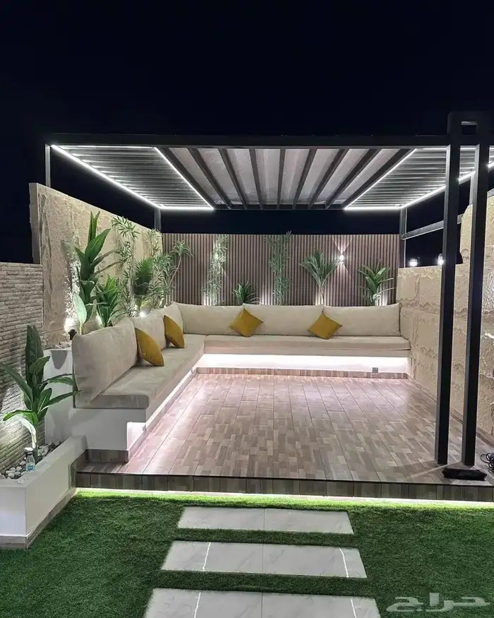 زراعة وتنسيق حدائق وعمل غرف زجاجيه وعمل ديكورات 5