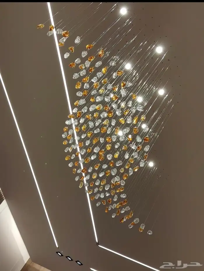 ثريات نجف كرستال تفصيل حجر حسب طلب يوجد لدينا توصيل وتركيب 2
