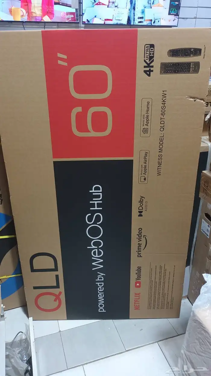 تلفزيون ذكي 4K نتفليكس يوتيوب 3