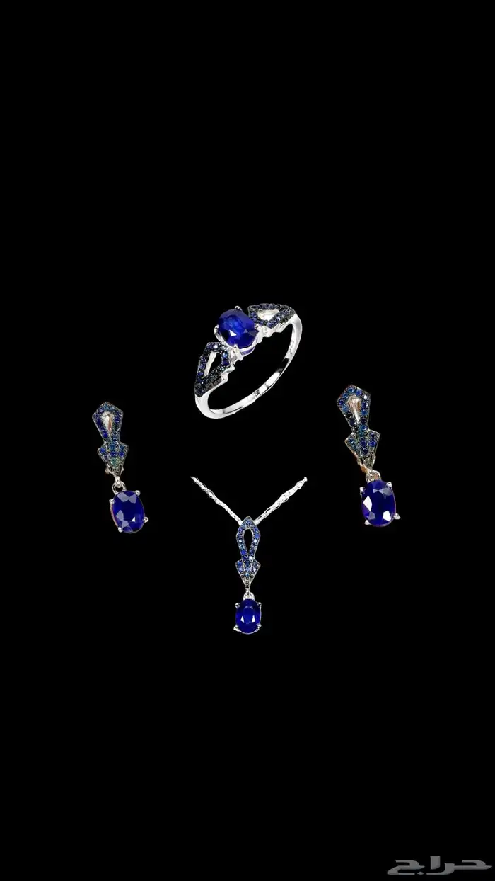 طقم نسائي فضه 925 زفير افريقي 0