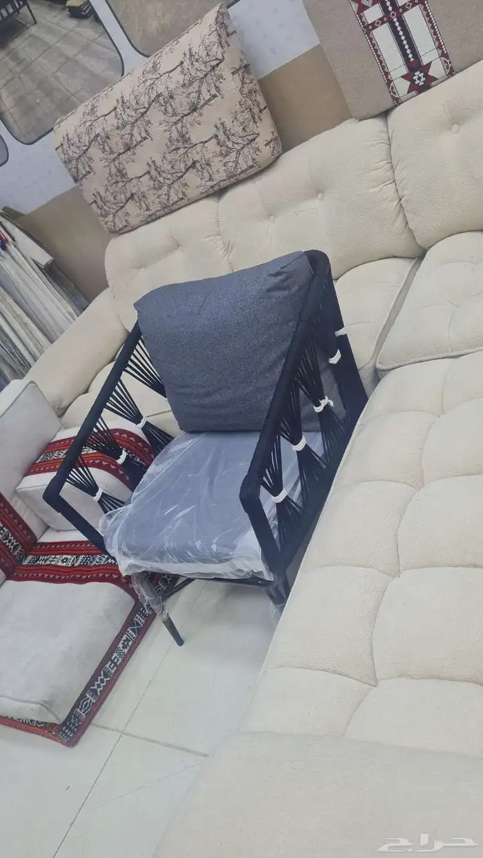 شركه الماس الرقمي للتجاره الأثاث تفصيل جلسات_خارجيه حبال 0