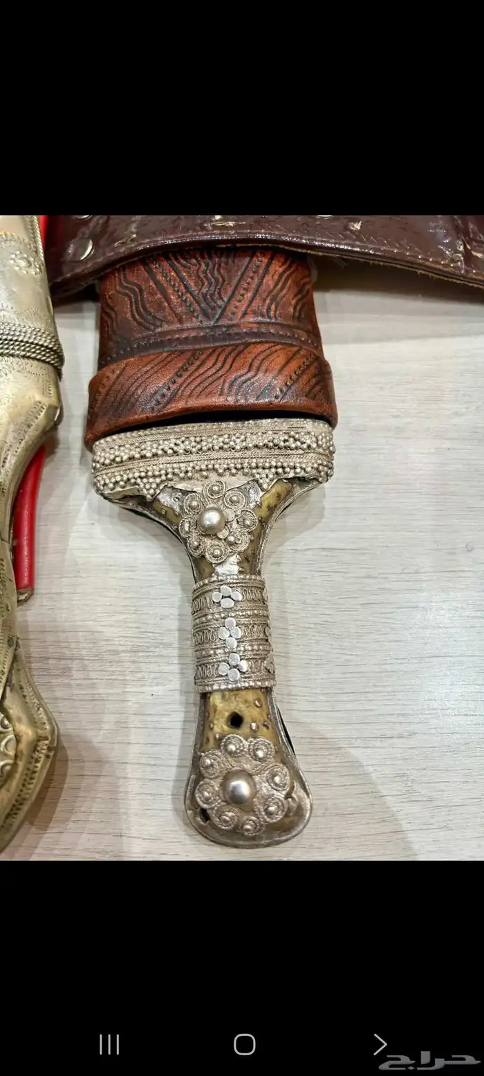 4 جنابي قديمه معدن ماعدا القرن فضه 5