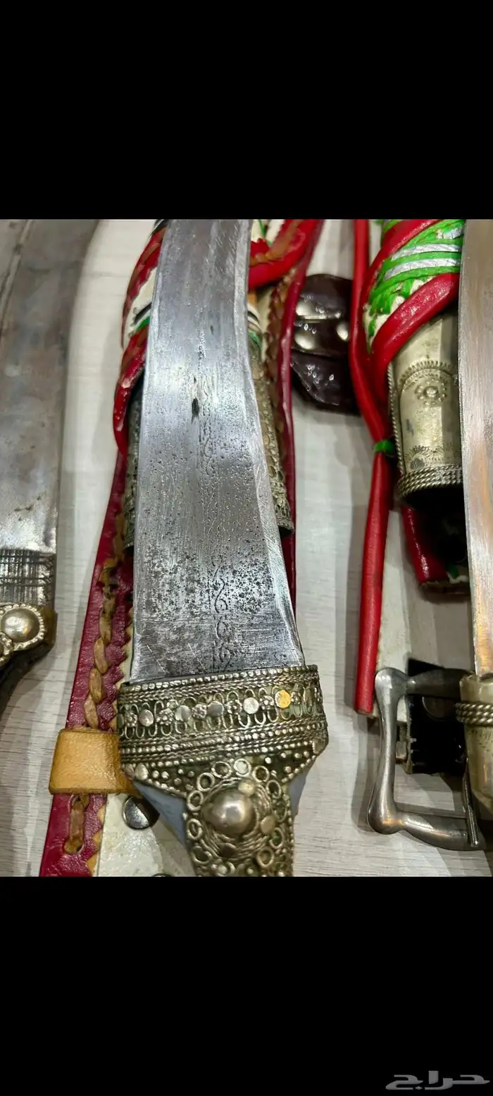 4 جنابي قديمه معدن ماعدا القرن فضه 4