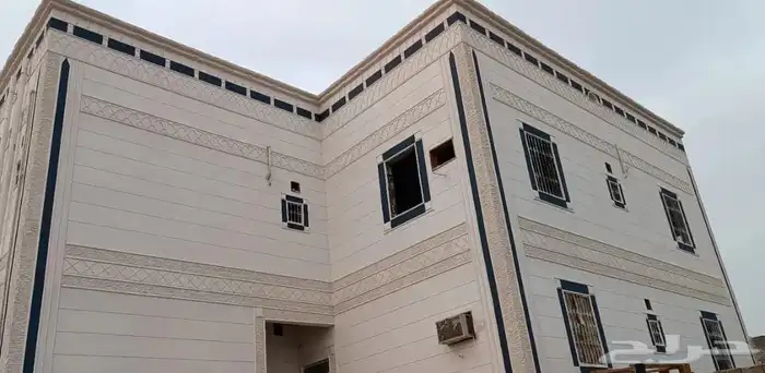 تلبيس واجهات خارجيه لياسه اسمنتيه بشكل الحجر الطبيعي وترميم 5