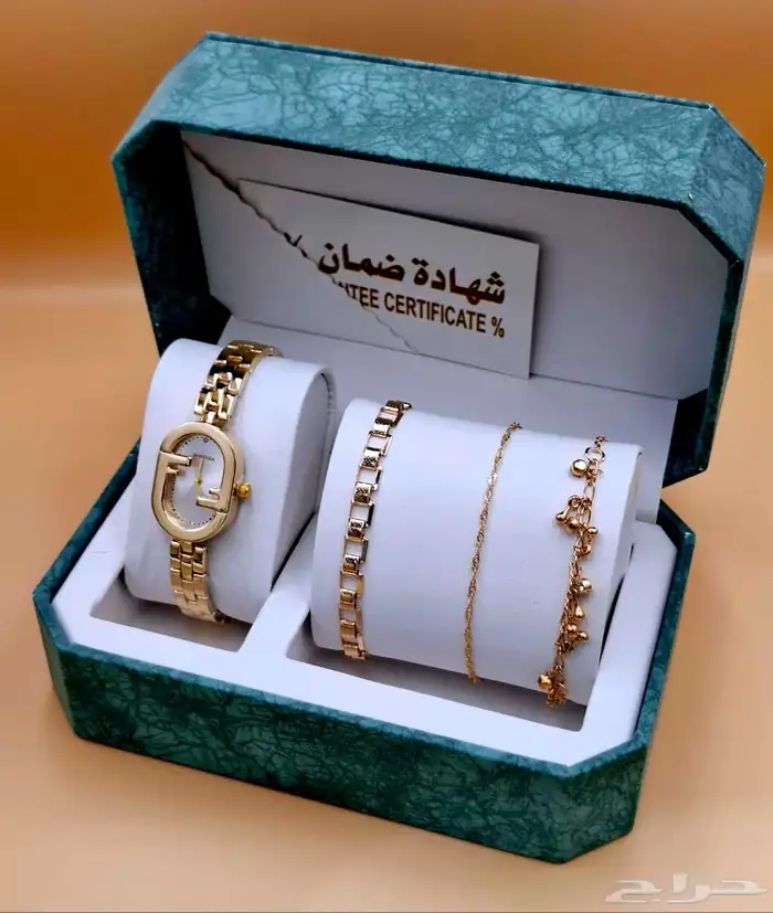 طقم ساعه نسائي فخم 10