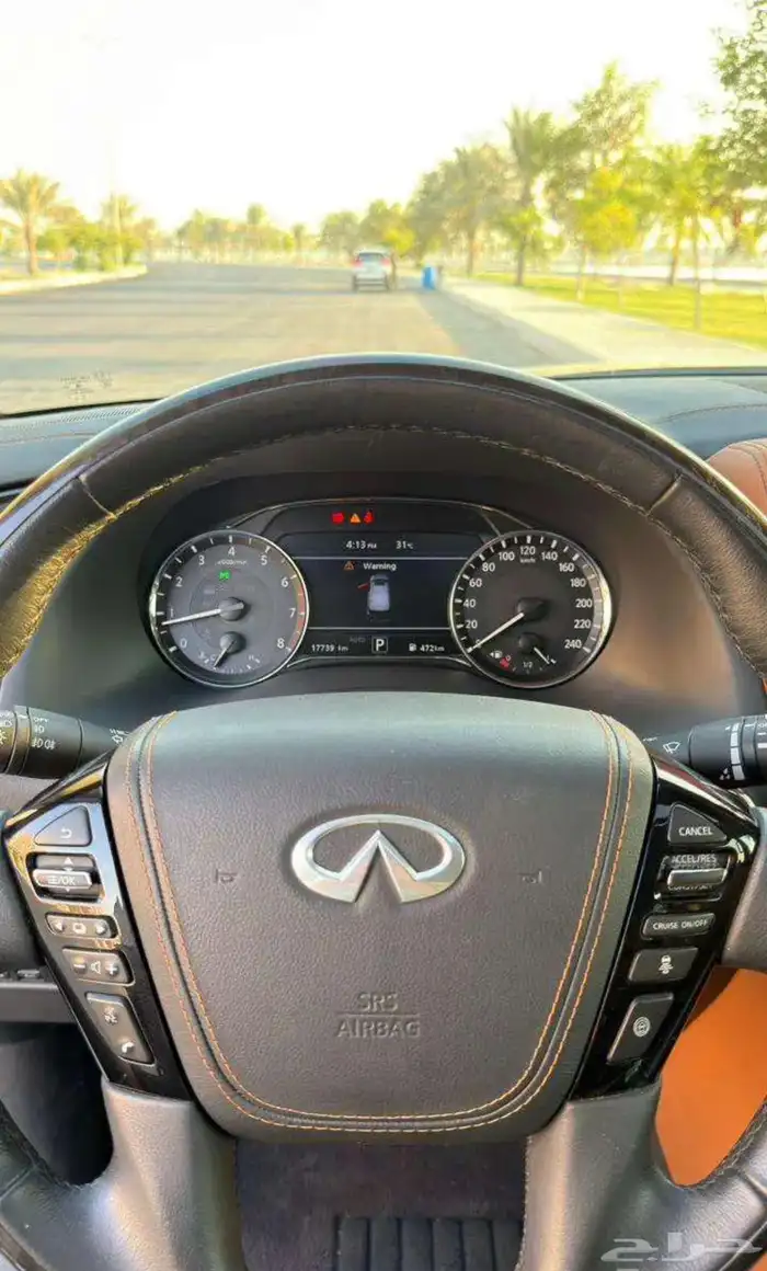 انفنتي 2021 QX80 مخزن شبه جديد عداد17 الف فقط 20