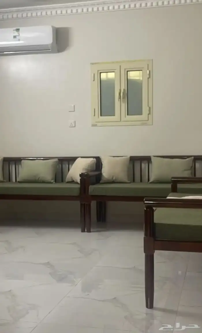 4 كراسي خشب غرفة معيشة جديدة 0