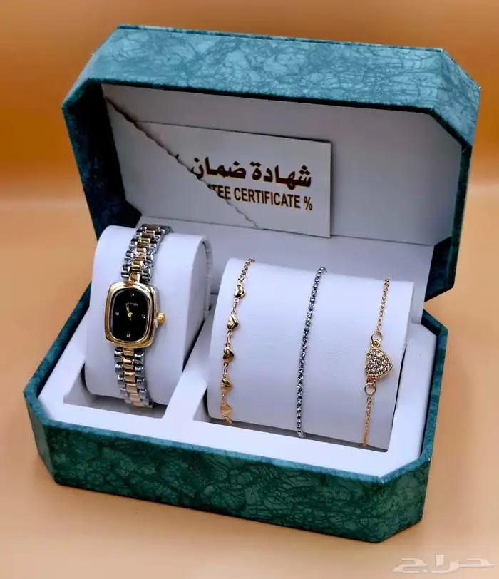 طقم ساعه نسائي فخم 12