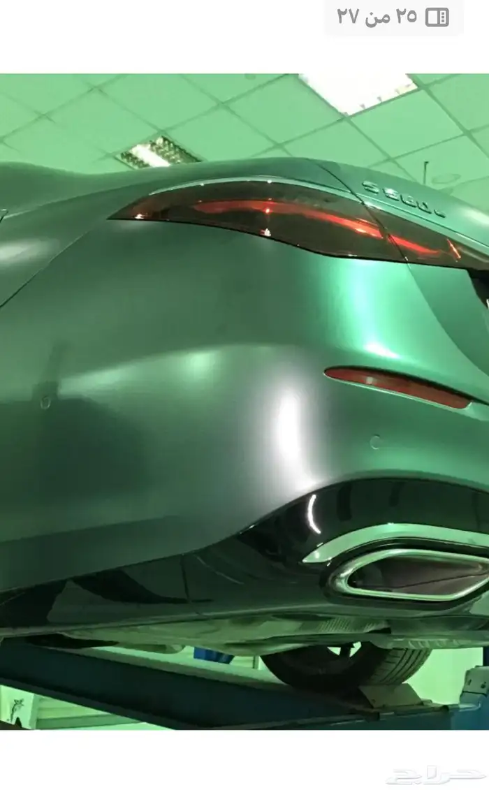 صدام خلفي مرسيدس 2023 SE   حالة ممتازة 0