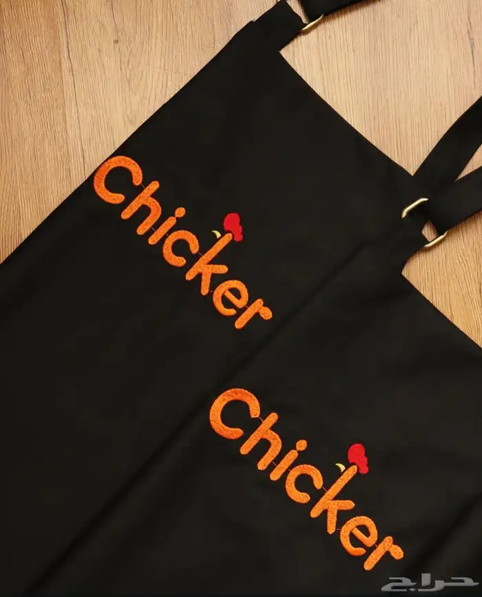 تطريز مريلة طبخ باجود الاقمشة 4