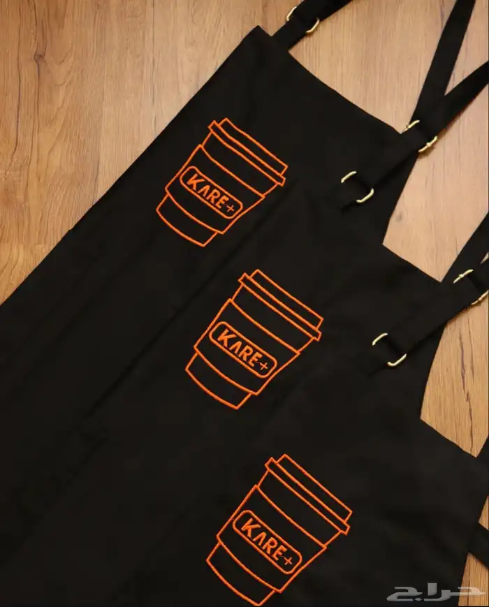 تطريز مريلة طبخ باجود الاقمشة 3