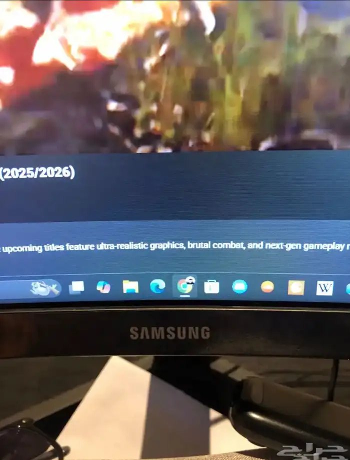 شاشة سامسونق 27 انش منحنيه 0