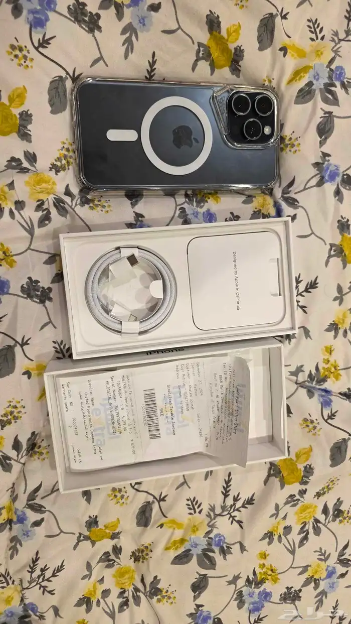 ايفون 15 برو ماكس 256 قيقا بطارية 90 0