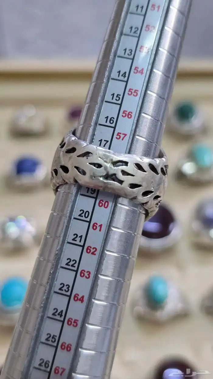 خاتم فضة وفضته ثقيلة الحجر عقيق يمني 2