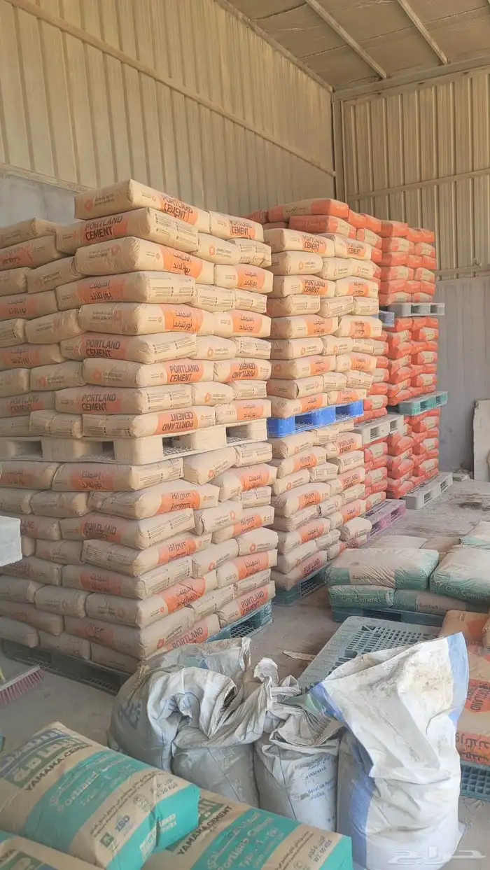 مبسط مواد بناء بندوره انترلوك بلاط بلك اسمنت رمل شبك حديد 19