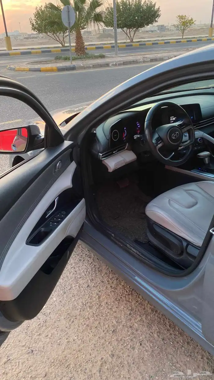 هونداي النترا 2021 بنزين 1.6 بصمه شاشه تحديد مسار تشغيل عن ب 8