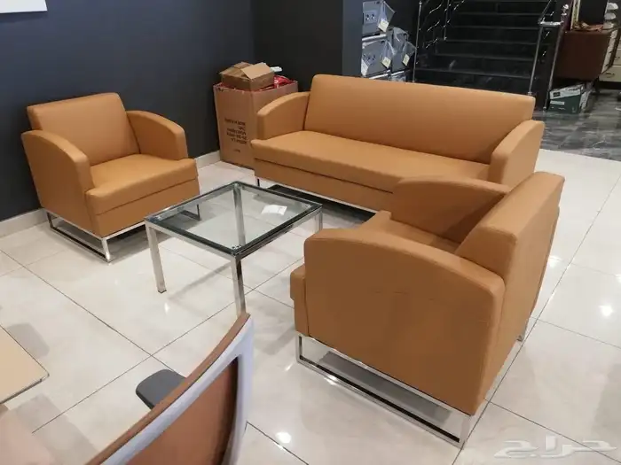 متوفر اطقم كنب مكتبي 4