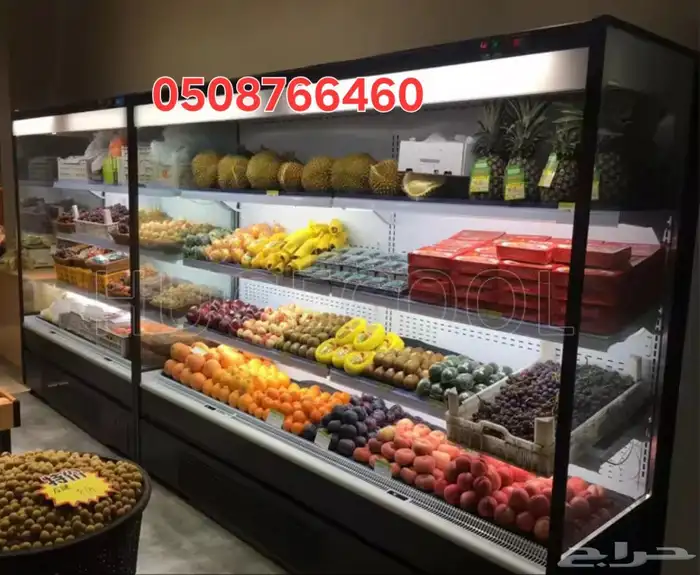تلاجة عرض مكشوف تفصيل جديد للسوبر ماركة 8
