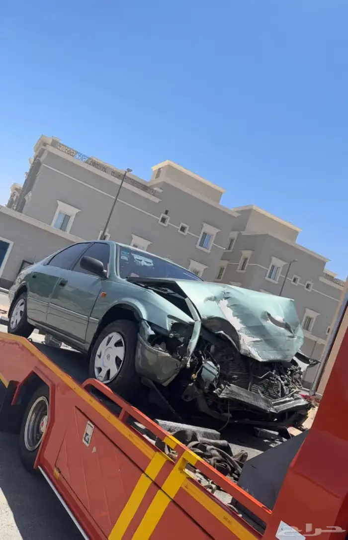 كامري 2002 مصدومه.. (البيع كامل مو قطع) 5