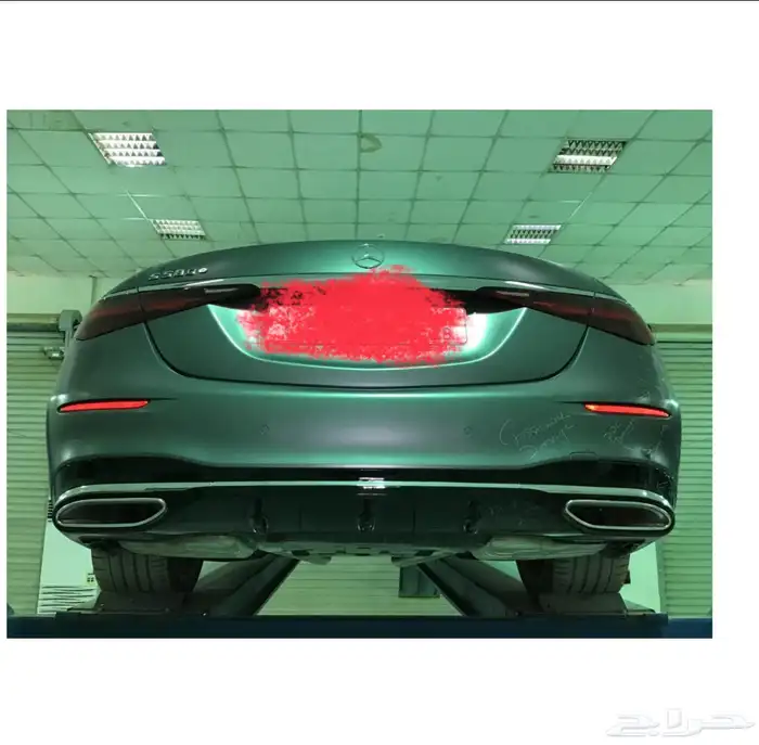 صدام خلفي مرسيدس 2023 SE   حالة ممتازة 1