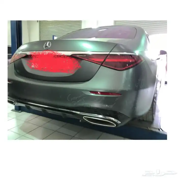 صدام خلفي مرسيدس 2023 SE   حالة ممتازة 2