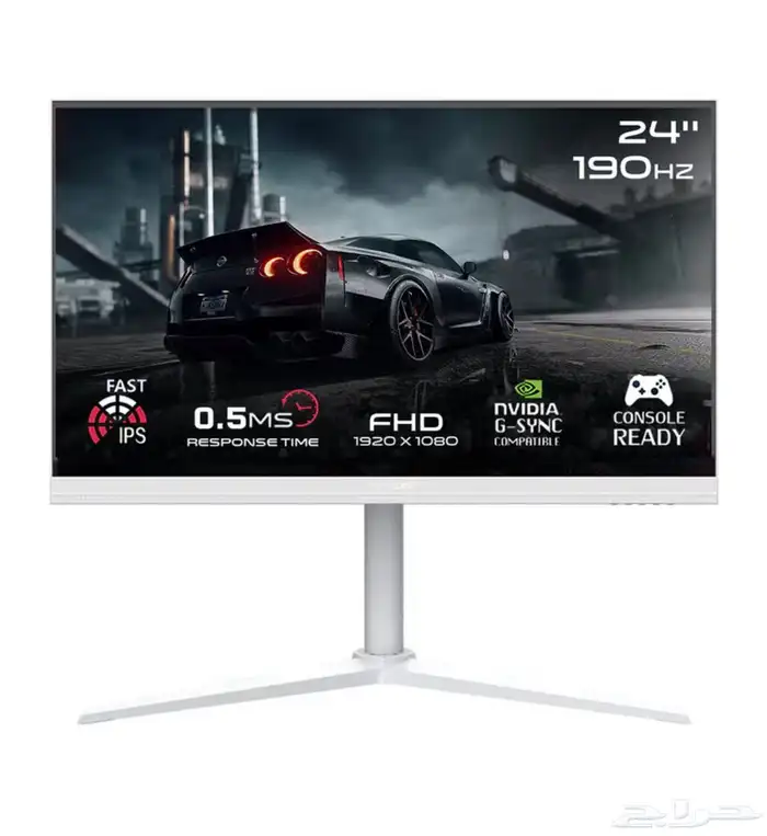 شاشة قيمنق 190hz 0.5ms fast ips 0