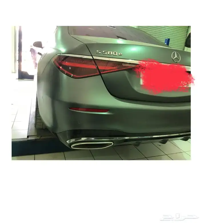 صدام خلفي مرسيدس 2023 SE   حالة ممتازة 4