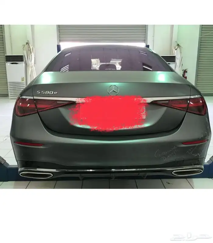 صدام خلفي مرسيدس 2023 SE   حالة ممتازة 3