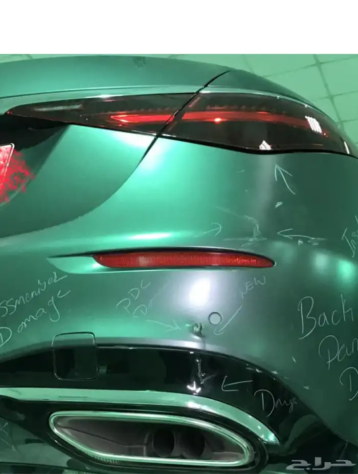 صدام خلفي مرسيدس 2023 SE   حالة ممتازة 6