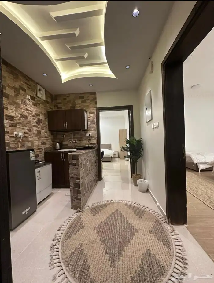 شقة مفروشة جديدة غرفتين للايجار اليومي 4