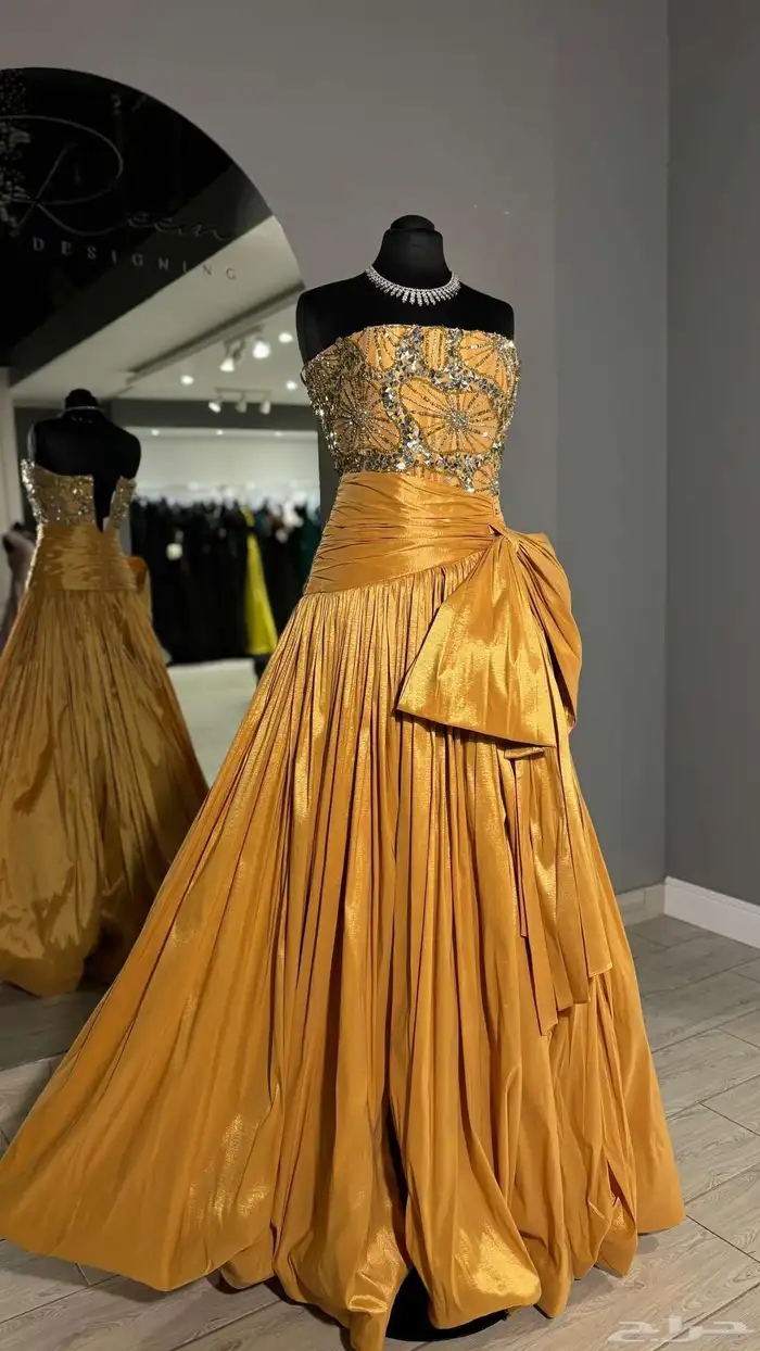 للبيع من دار ريم للازيا ابها الفستان بحاله جيده 1