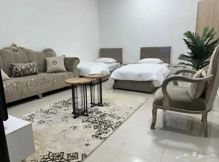 شقة مفروشة جديدة غرفتين للايجار اليومي 3