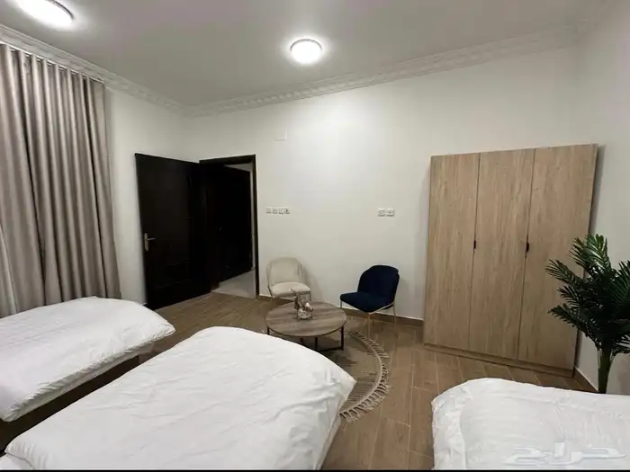 شقة مفروشة جديدة غرفتين للايجار اليومي 1