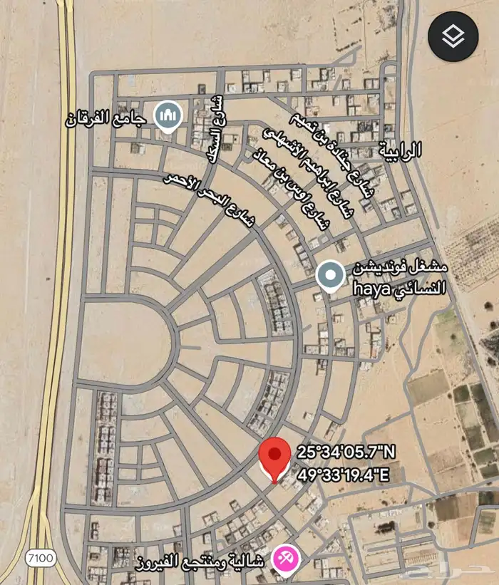 أرض للبيع في الأحساء الرابية (العيون) موقع مميز 0