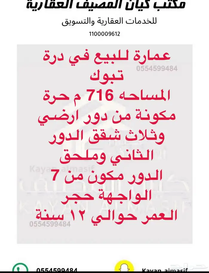 أراضي وعماير بالاحياء الشمالية 1