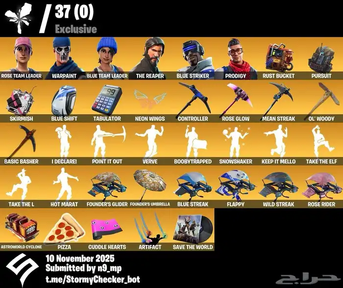 حساب فورت نايت السيزون الثالث وطور الزومبي القديم 0