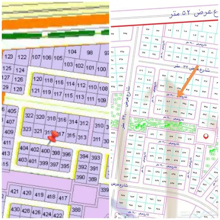 للبيع نص ارض في مخطط جوهرة العروس حي الفرقان الجزء 2ر مس300م 5