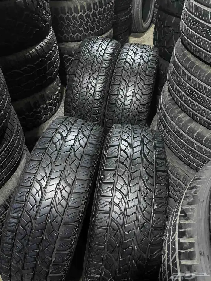 نعرض لكم كفرات يوكوهاما ياباني نص حجري اخو الجديد 265 70 17 5