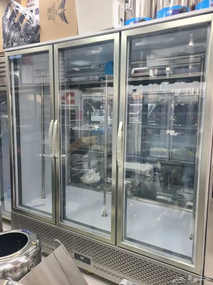 ثلاجة عرض تعليق اللحوم ثلاجات عرض لحم وجهتين زجاج بأكثر مقاس 0