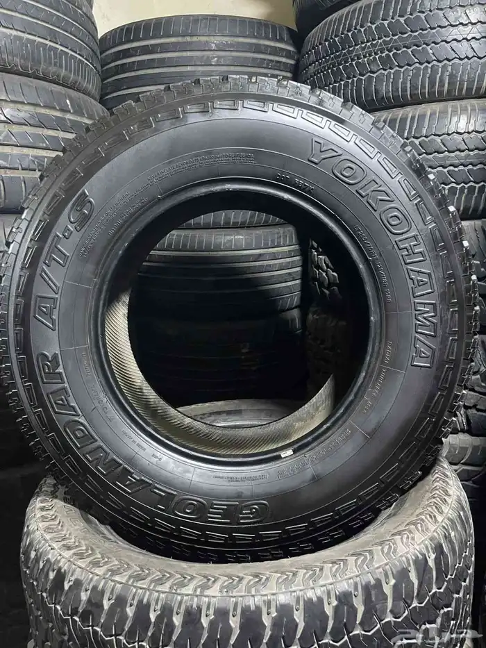 نعرض لكم كفرات يوكوهاما ياباني نص حجري اخو الجديد 265 70 17 1