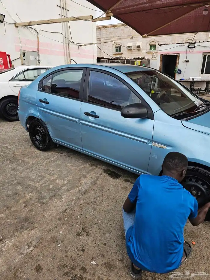 اكسنت 2007 للبيع قير عادي الرجاء لايجي الا الصامل 4