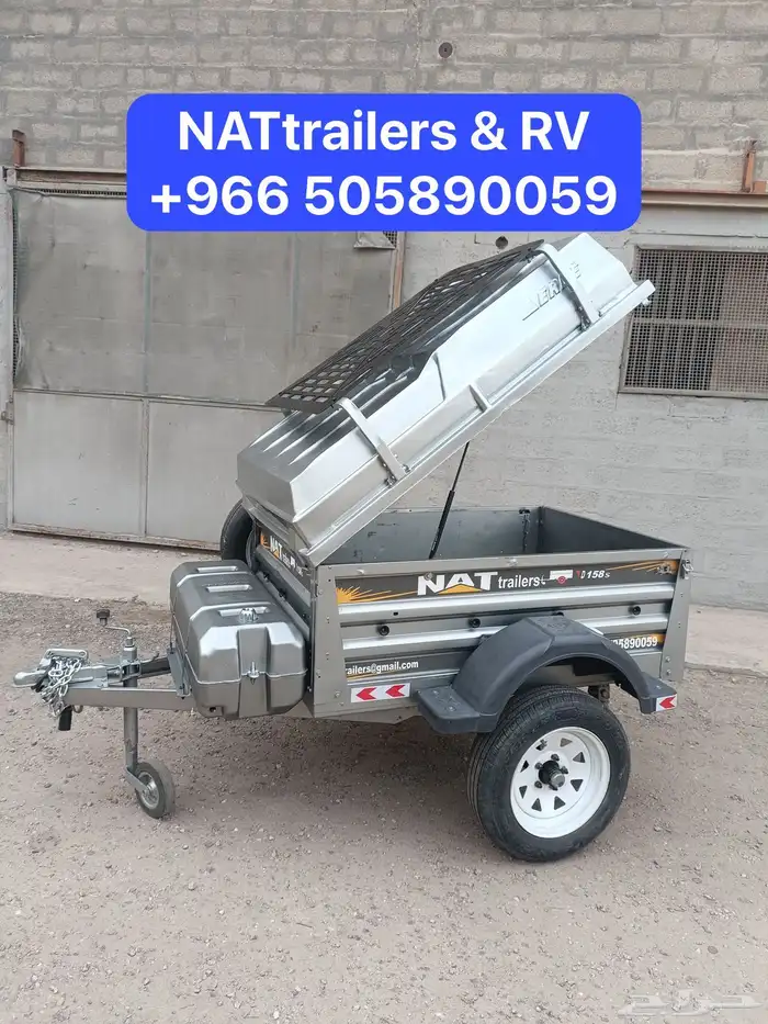 قلص فايبر مقطورة فايبر جلاس كامبر فيبرجلاس 64