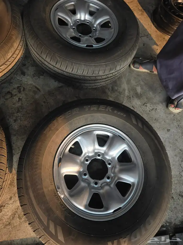 جنوط فورتشنر حديد مع كفرات 16 6